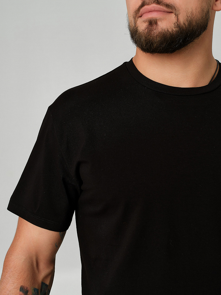 Футболка мужская David Черный_19793