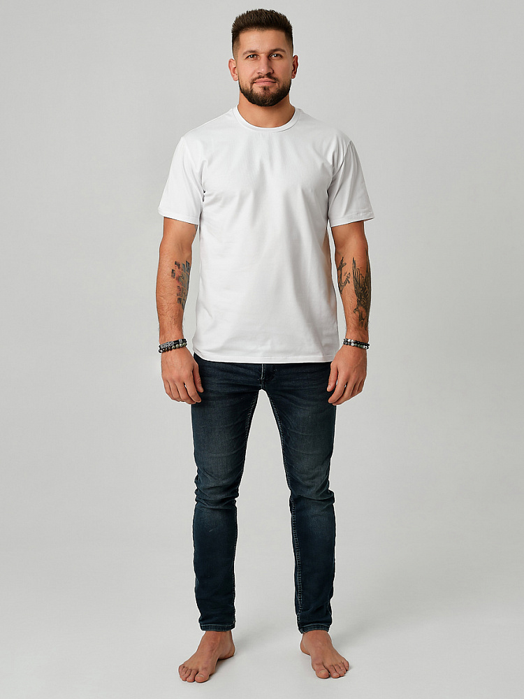 Футболка мужская David Белый_19779