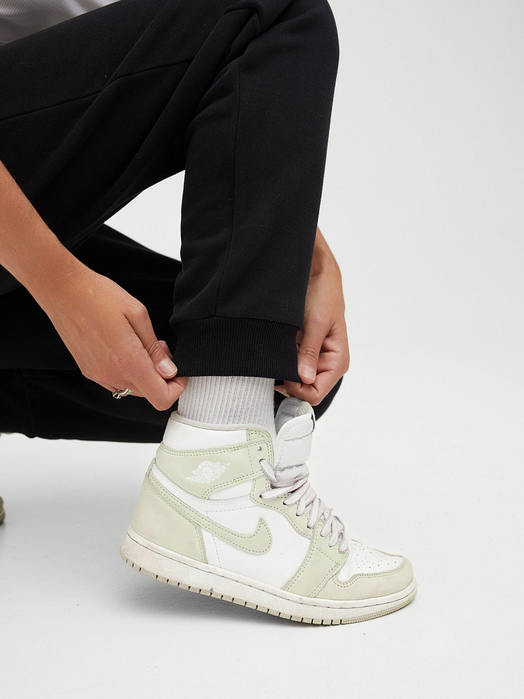 Брюки из футера Jessie Черный_19159