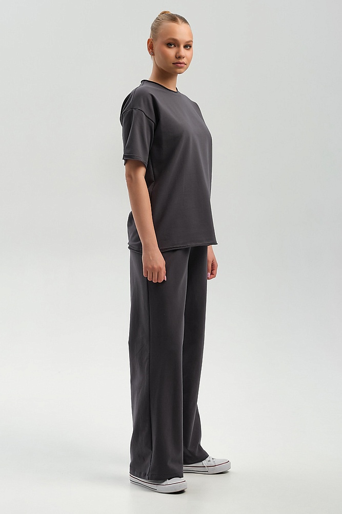 Футболка из хлопка Bloom Графит_16780