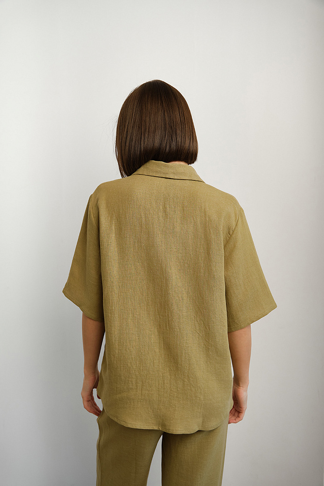 Рубашка с рукавом 3/4 Sonet Хаки_14966