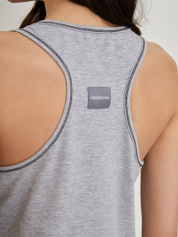 Пижама из эластичного хлопка, комплект Medea Серый меланж_13972