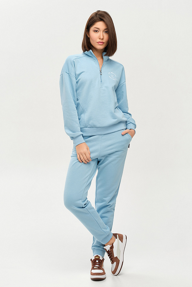 Брюки из футера Art place Голубой_14402