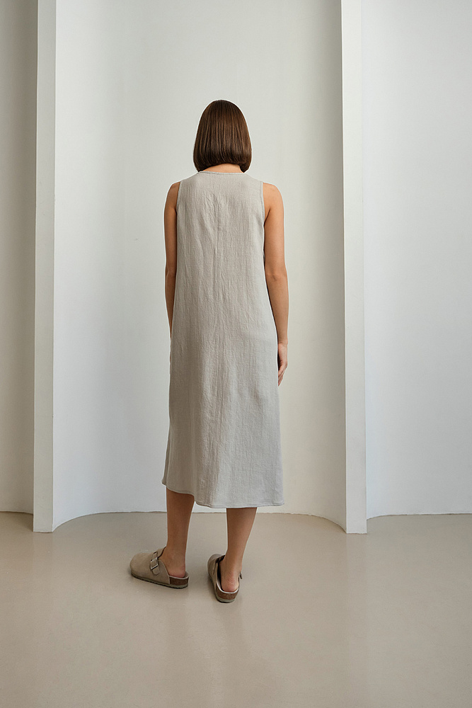 Сарафан длинный Sonet Светло-серый_15069