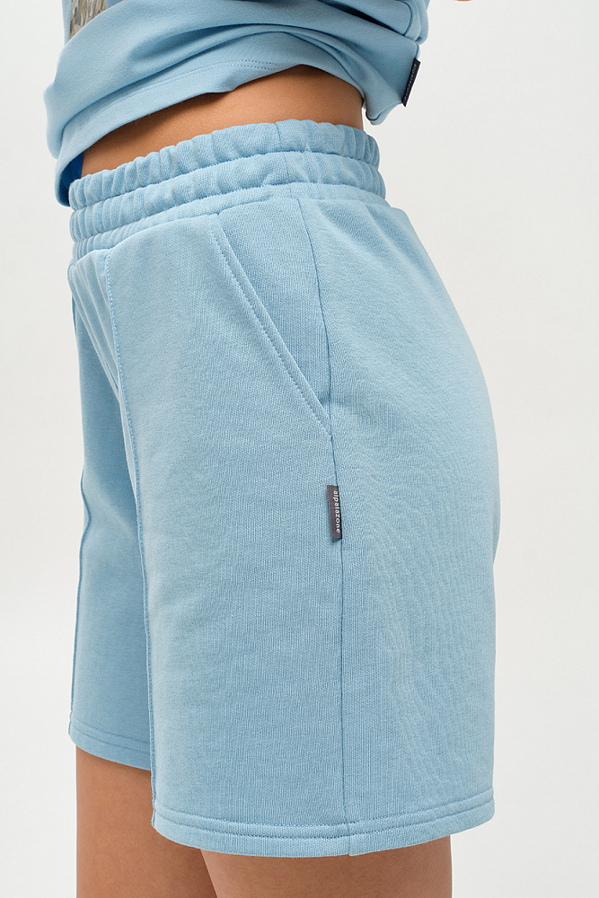 Шорты из футера Art place Голубой_14428