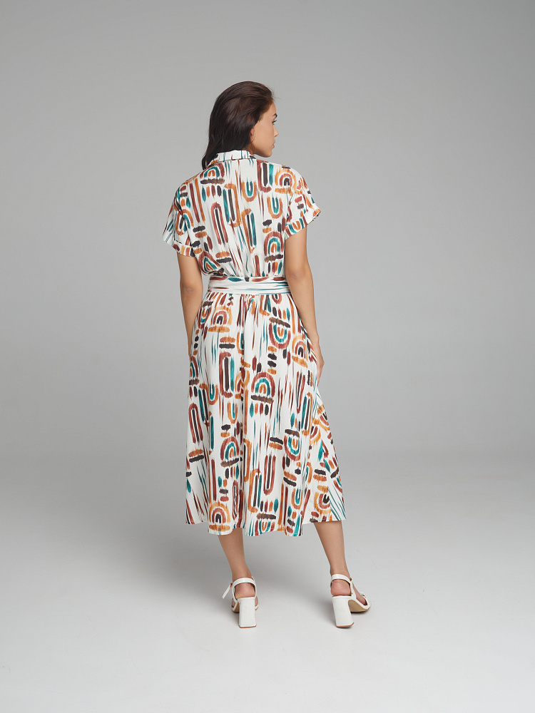 Платье-рубашка  Pretty Акварель_10435