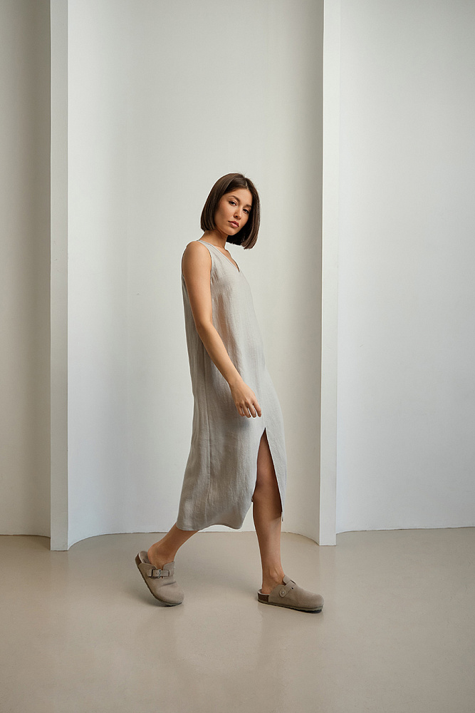 Сарафан длинный Sonet Светло-серый_15071