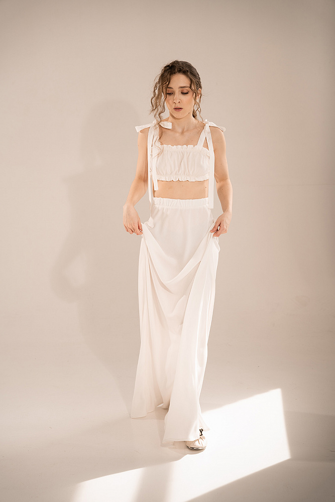 Юбка Wedding Молочный_15540