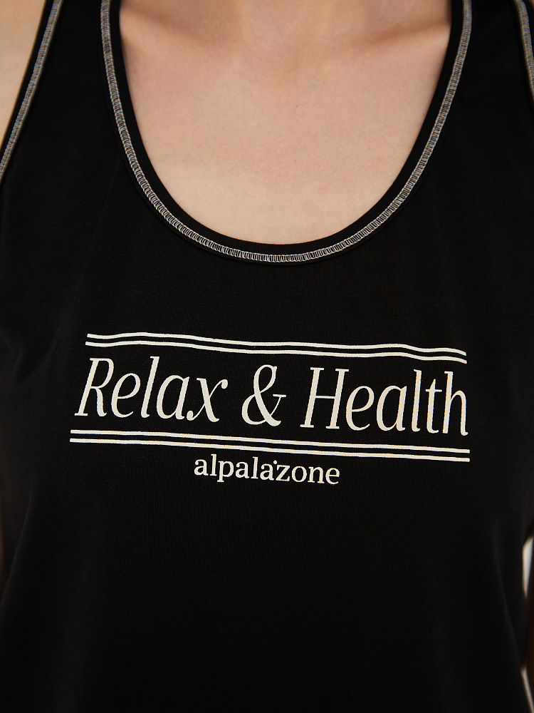 Пижама из эластичного хлопка, комплект Medea Черный_12868