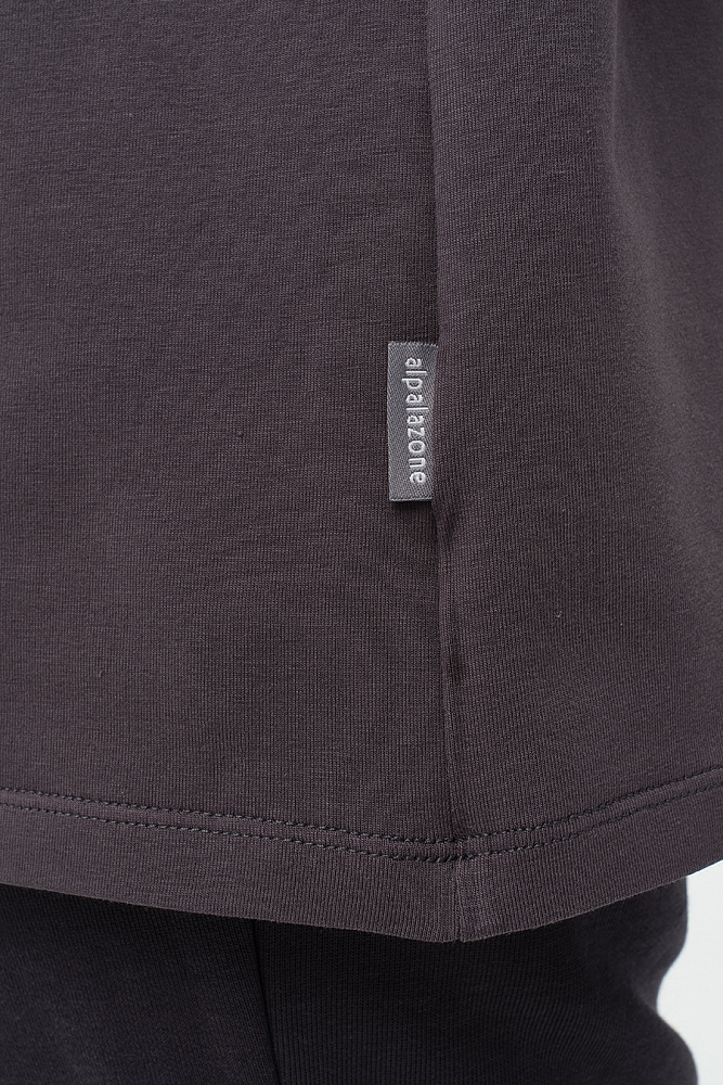 Футболка с принтом Limit Графит/Ирис_14517