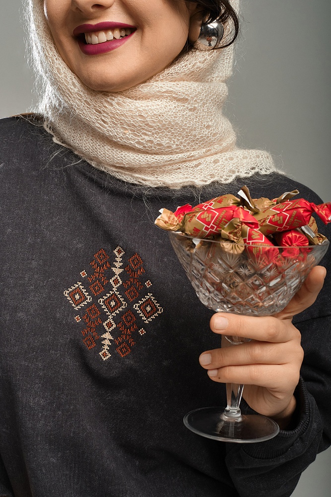 Лонгслив из футера Future Серый туман_18338