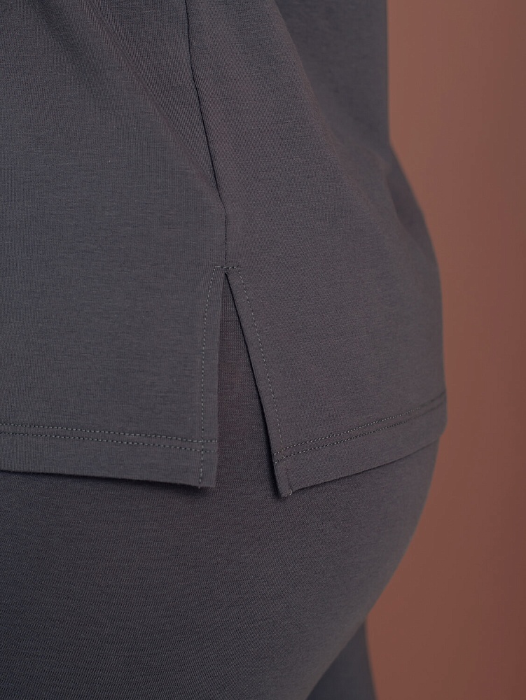 Костюм спортивный из эластичного хлопка, комплект Bloom Графит_7703