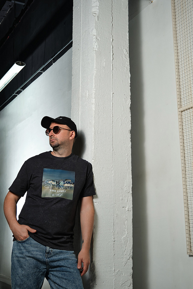 Футболка мужская с принтом Art moment Серый туман/ Sky_15262