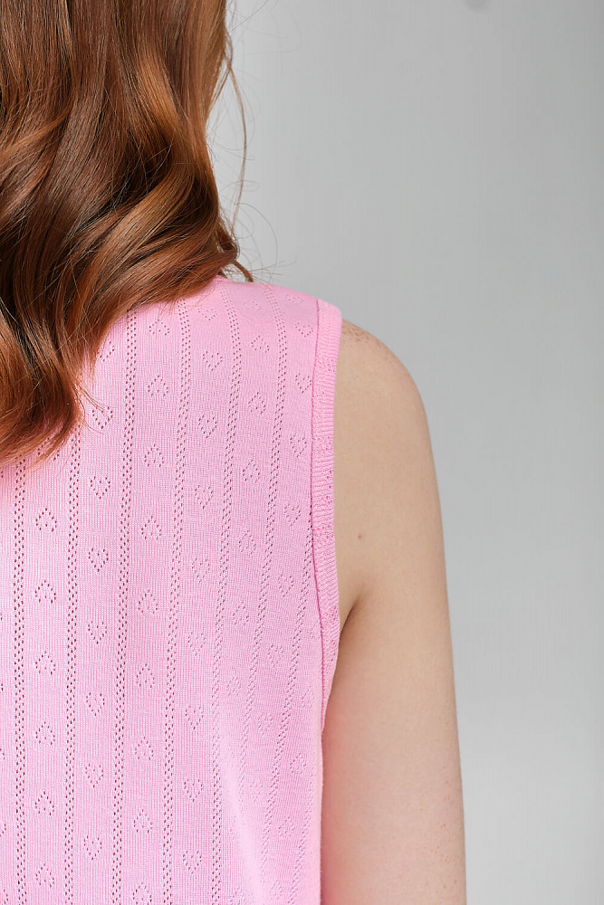 Сорочка на широких лямках Alisa Розовый_8972