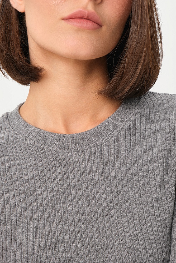 Платье Cozy Soft Серый меланж_17021