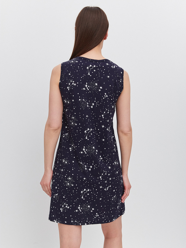 Сорочка из хлопка Cozy time Созвездия_11188