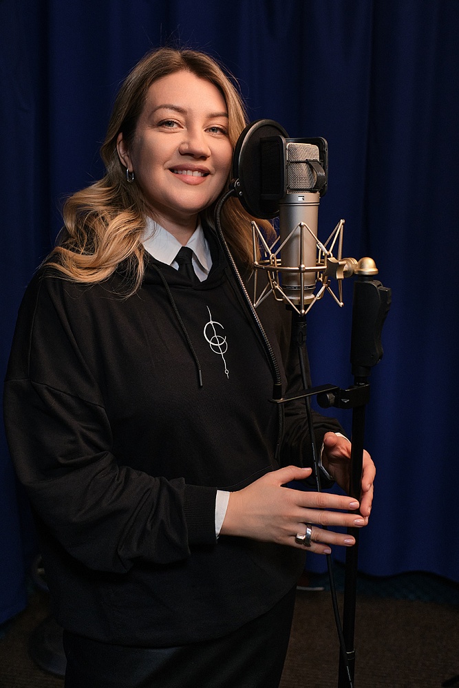 Худи из футера  Звучи Черный_17671