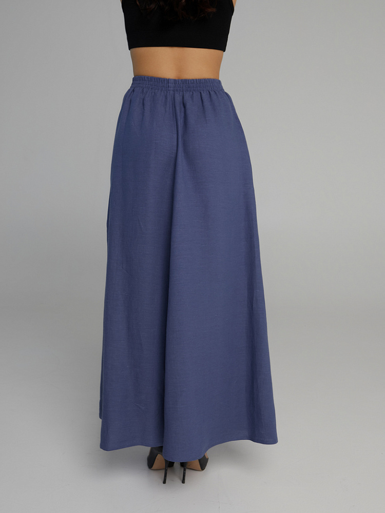 Юбка изо льна Sonet Дымчато-синий_10295