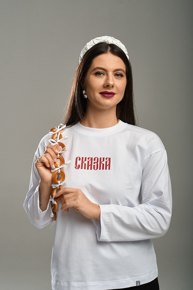 Лонгслив Сказка Белый_18320