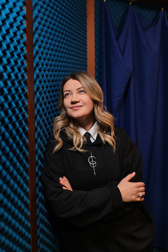 Худи из футера  Звучи Черный_17676