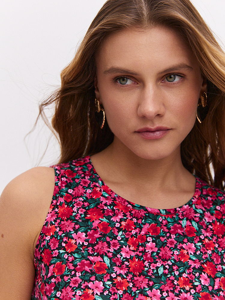 Платье из хлопка Kira Полевые цветы_10633