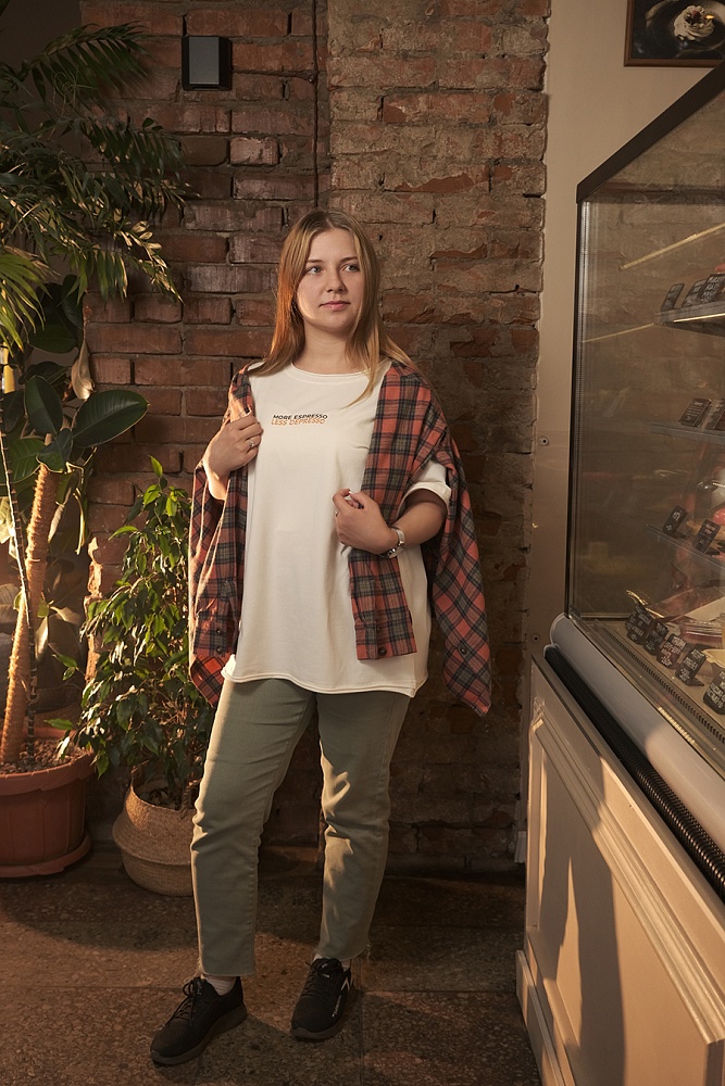 Футболка оверсайз Espresso Молочный/Espresso_16500