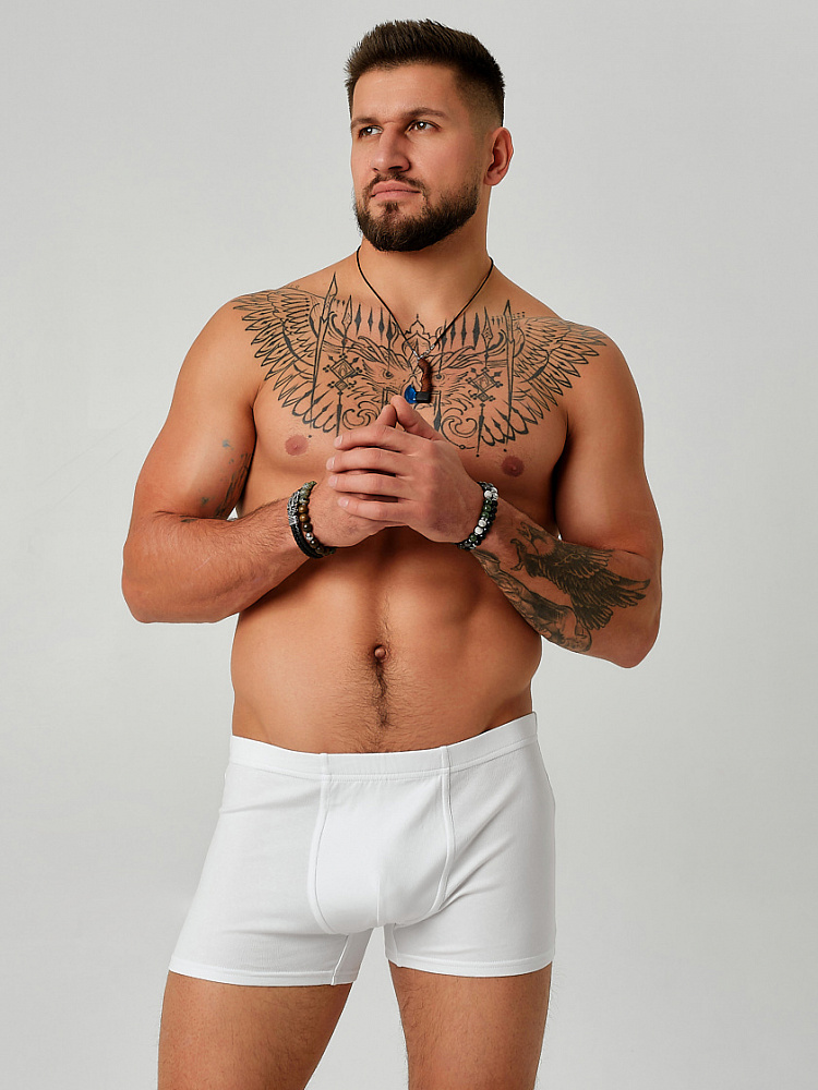 Боксеры Classic Man Белый_9210