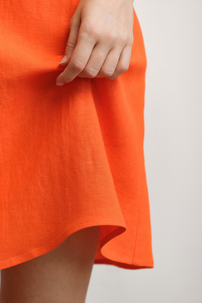 Платье изо льна Sonet Оранжевый_15041
