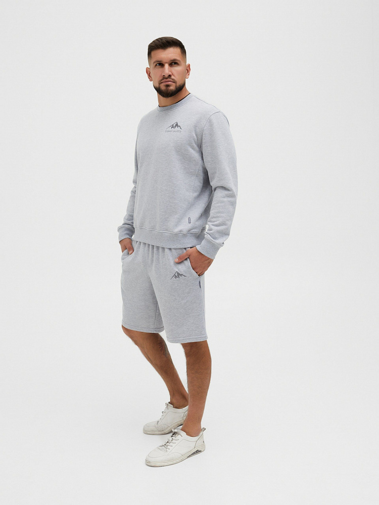 Свитшот мужской River Серый/меланж_11788