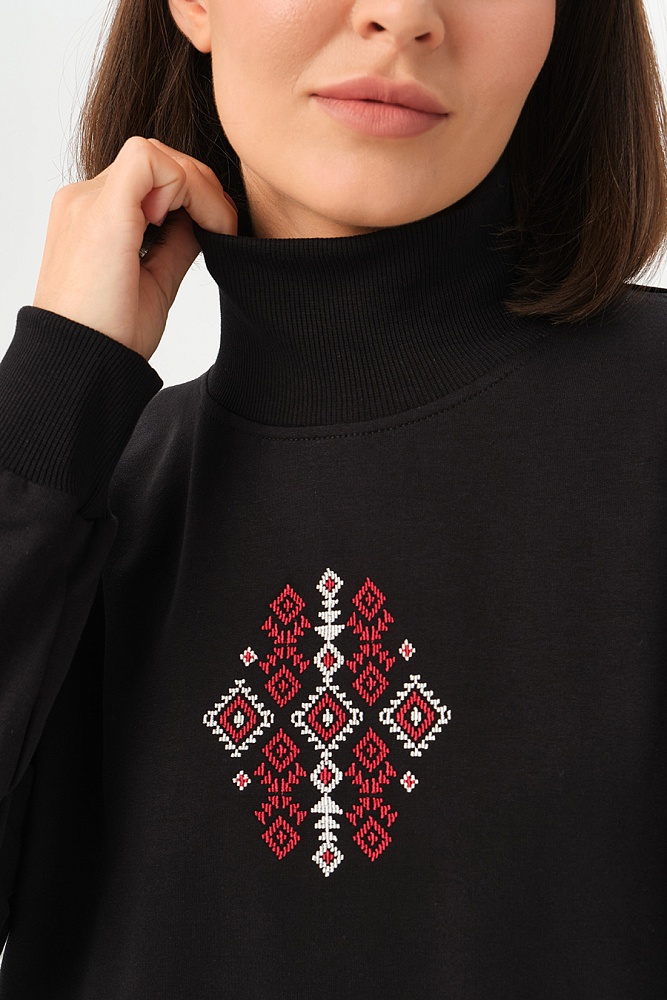 Лонгслив из футера Future Черный_17214