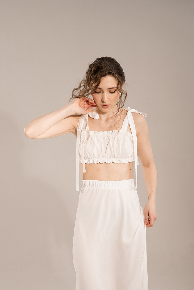 Юбка Wedding Молочный_15538