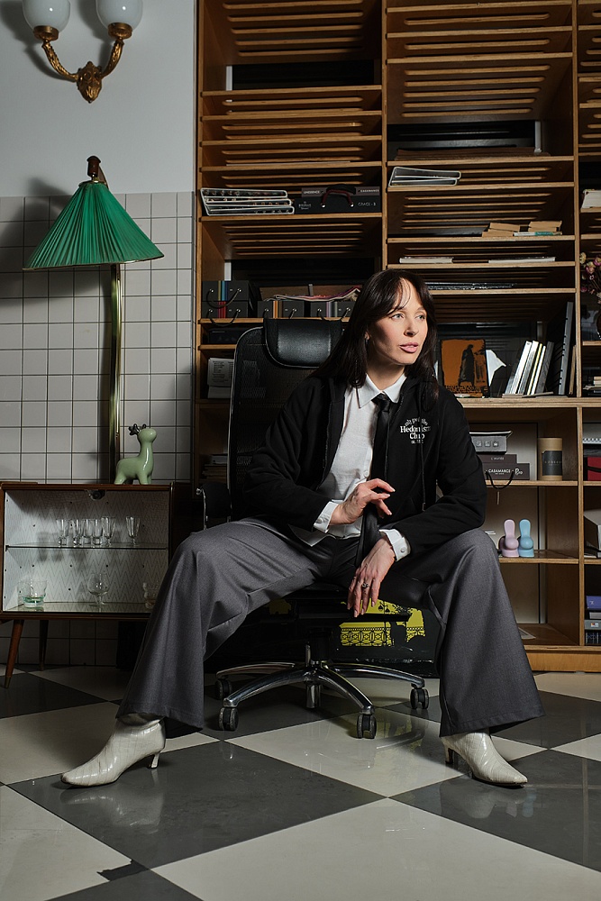 Бомбер из футера Jessy Черный_19175