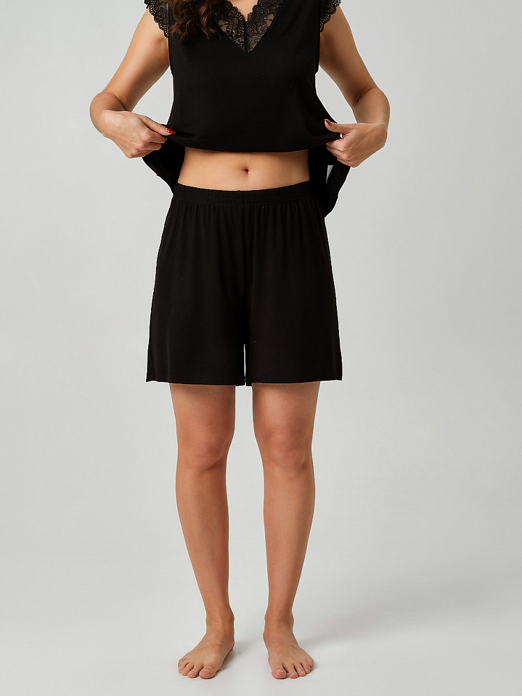 Шорты из вискозы Lili Черный_9232