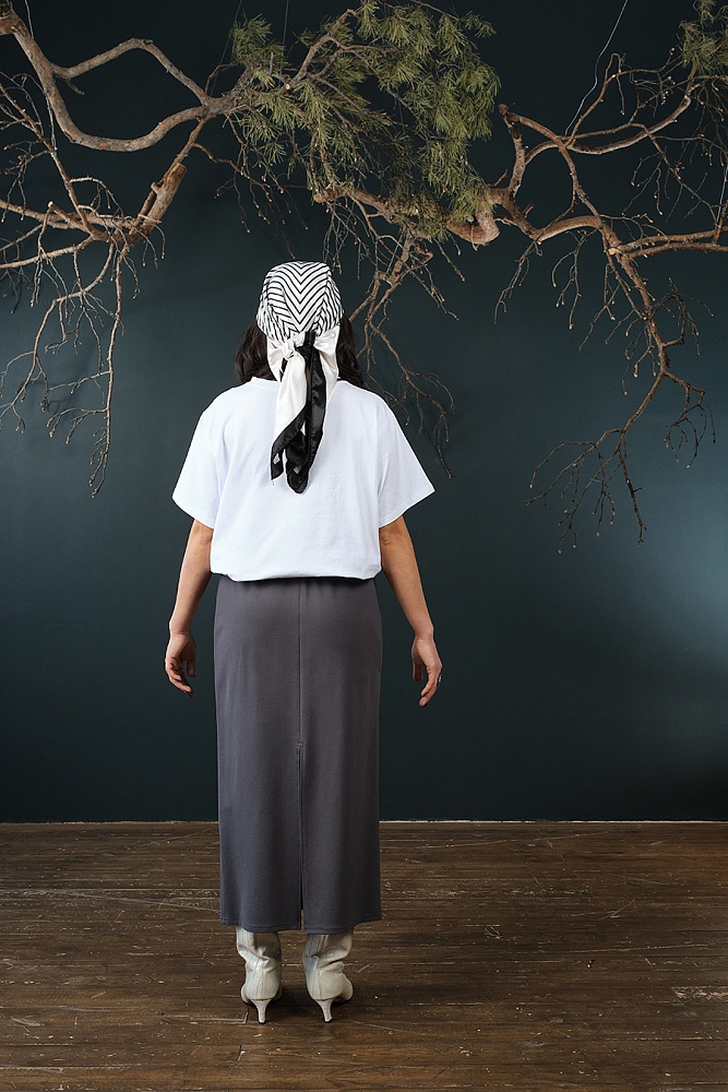 Футболка оверсайз с принтом Altai woman Белый/Кони_18855