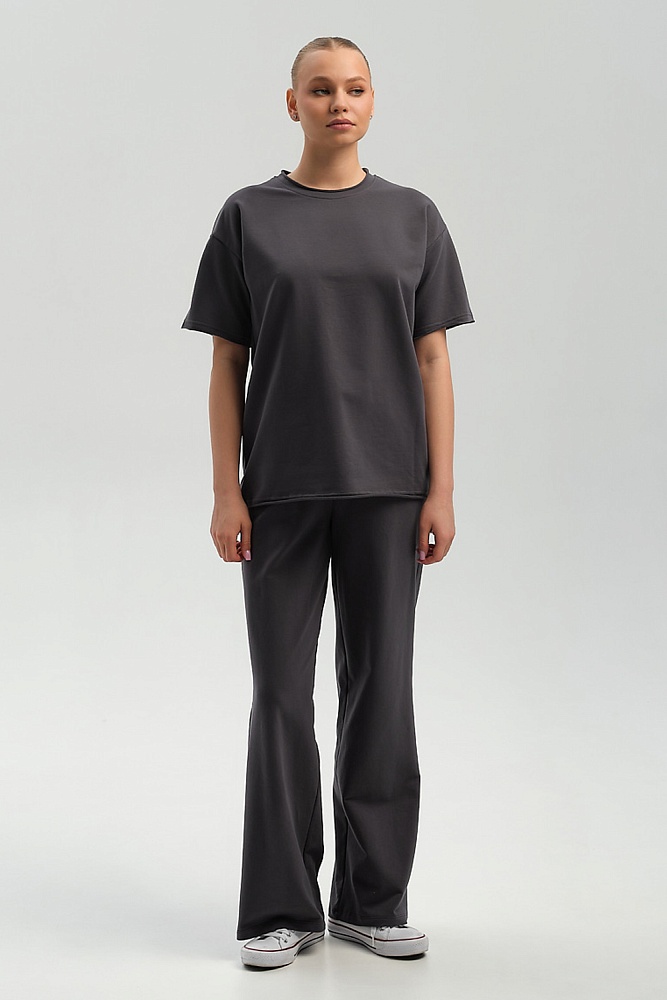 Футболка из хлопка Bloom Графит_16781
