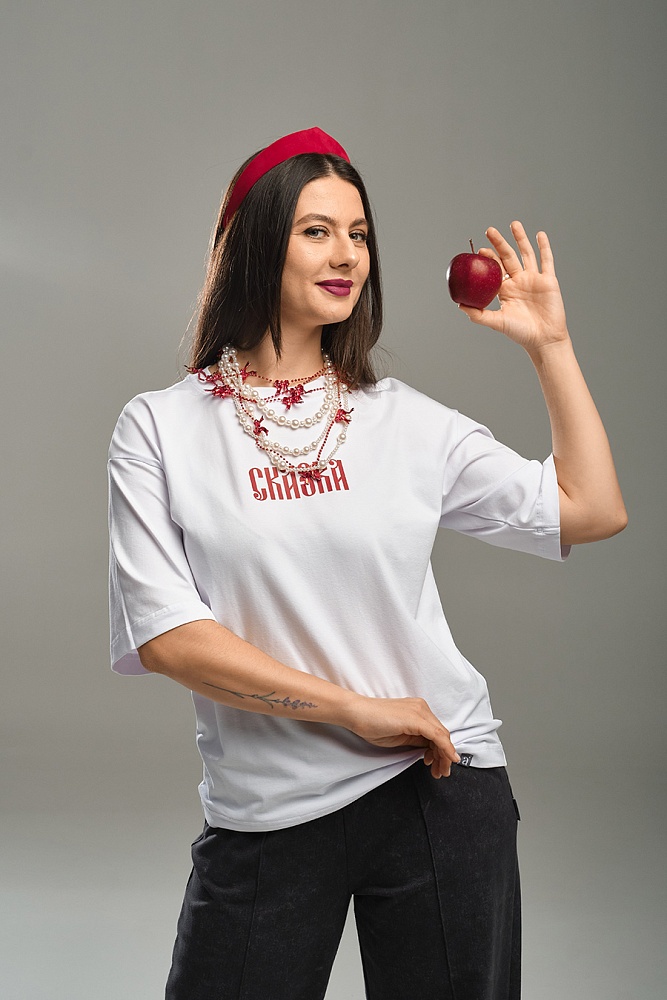 Футболка из хлопка Сказка Белый_18297