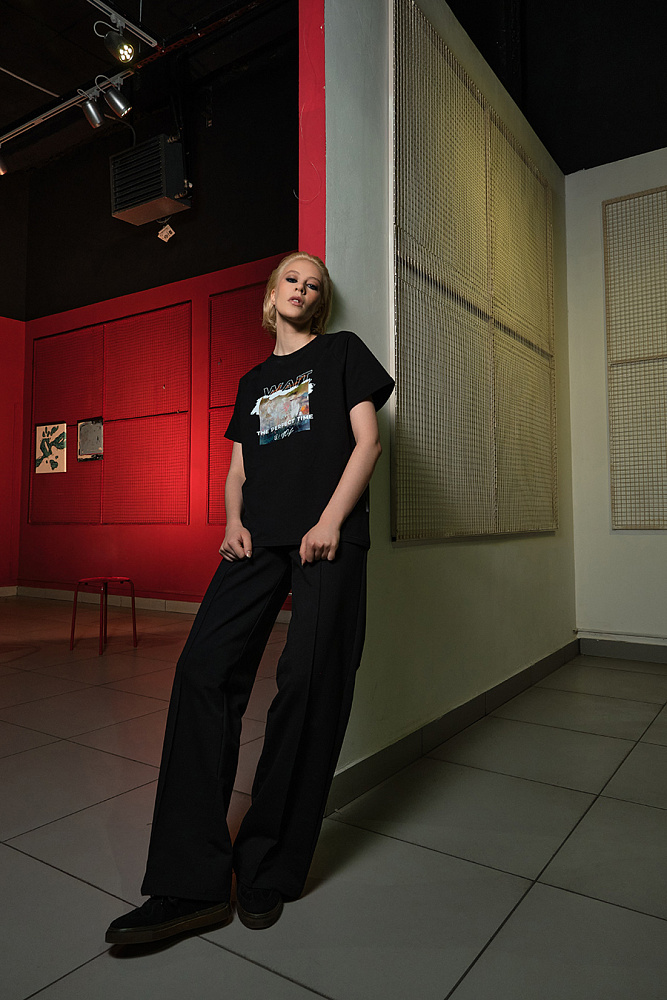 Брюки со стрелками Art moment Черный_15409