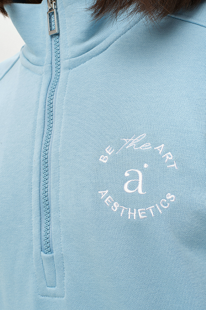 Свитшот из футера Art place Голубой_14414