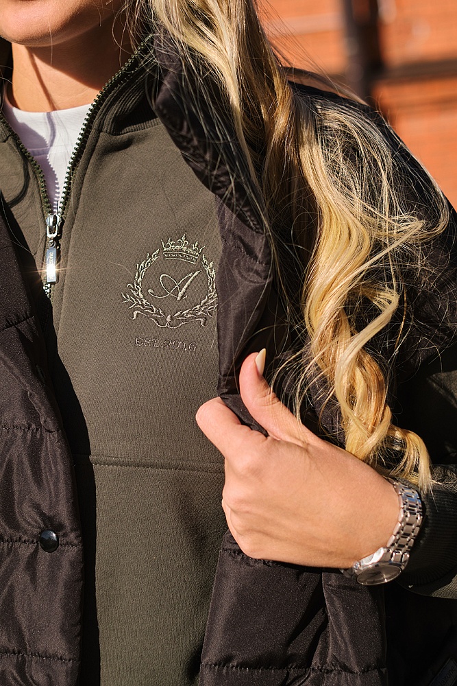 Свитшот из футера Lori Зеленая хвоя_17799