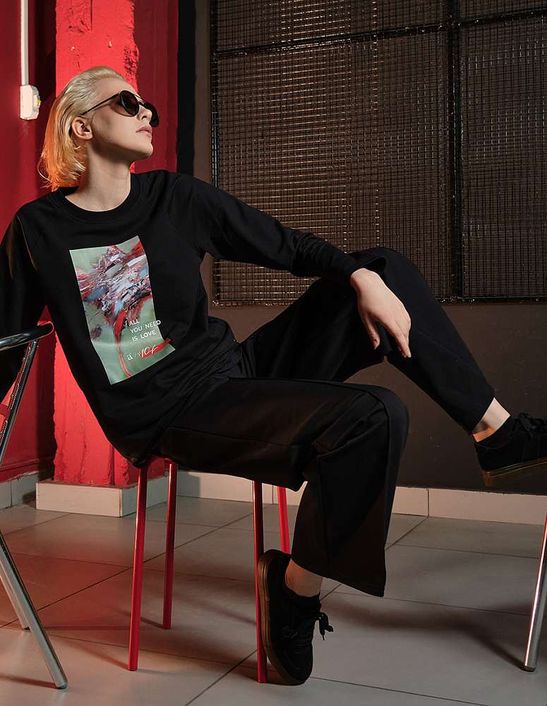 Брюки со стрелками Art moment Черный_15412