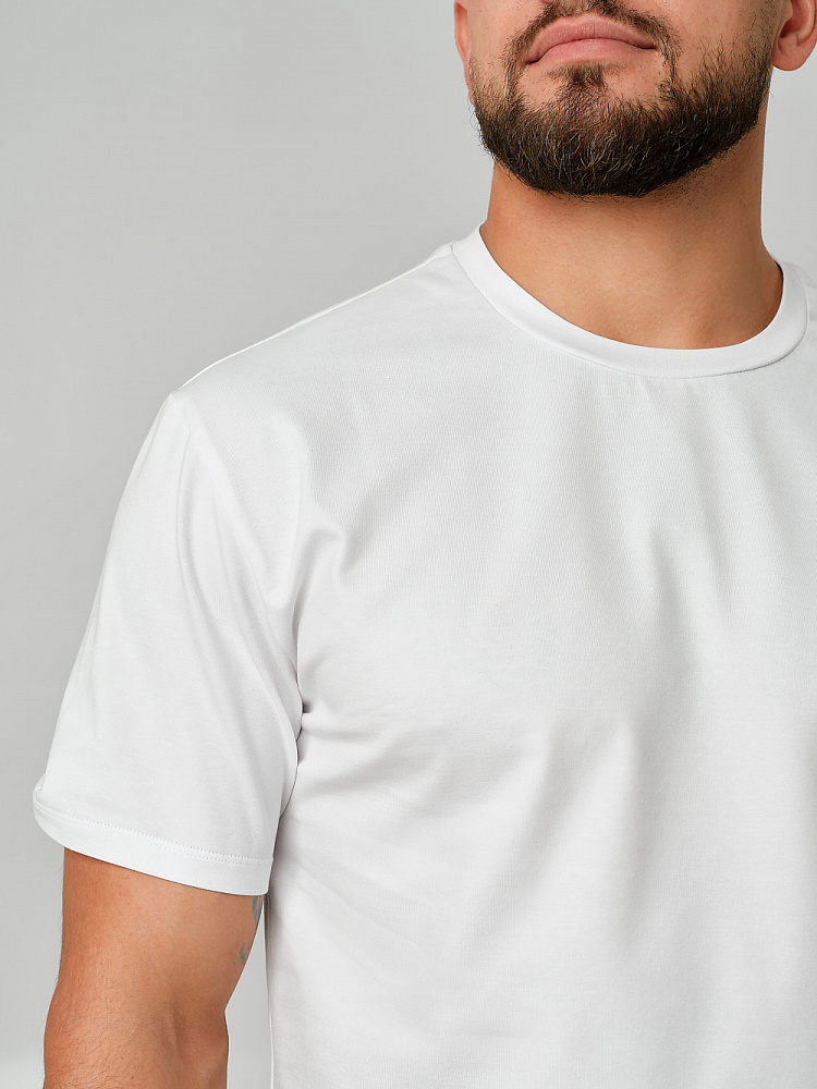 Футболка мужская David Белый_9166