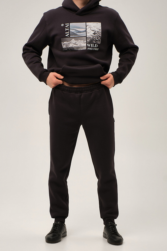 Брюки мужские из хлопка Rob Графит_13411