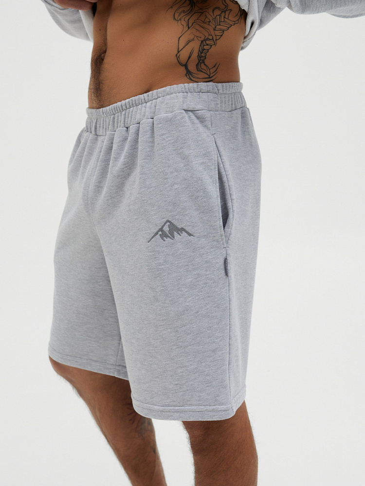 Шорты River Серый/меланж_11783