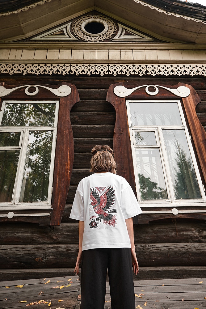 Футболка из хлопка Сказка Белый_17041