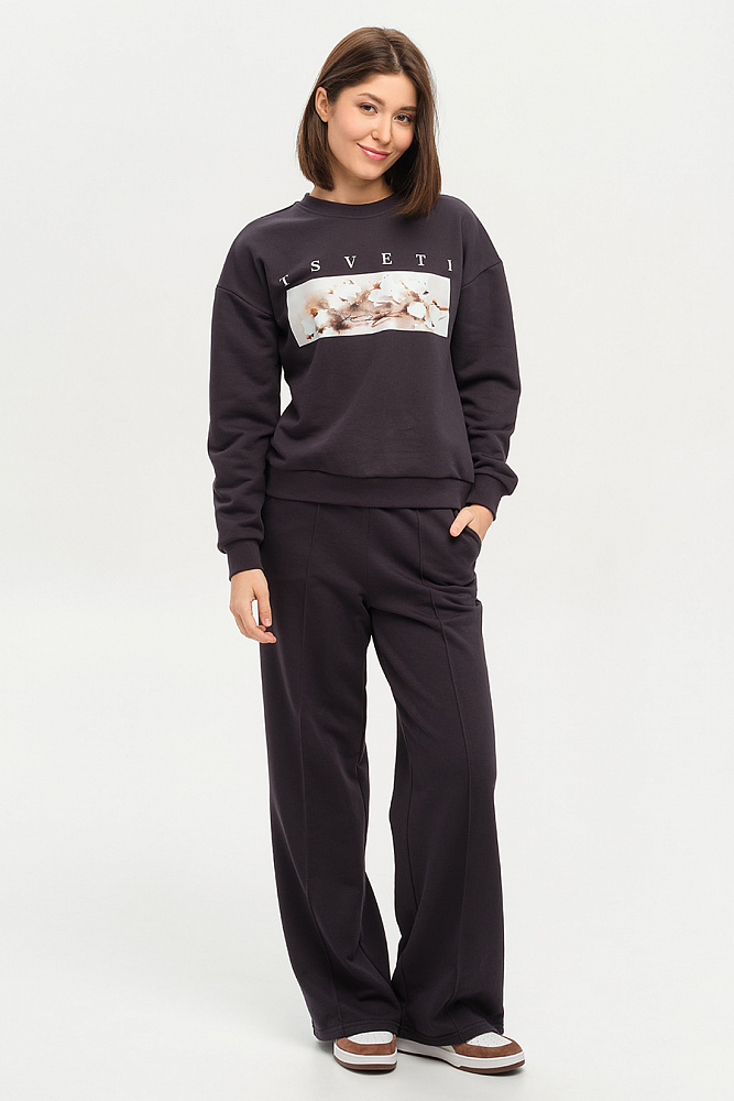 Брюки из футера Art place Графит_14461