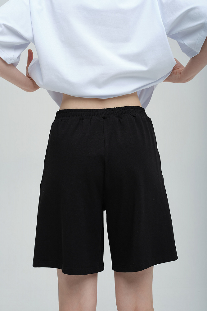 Шорты из эластичного хлопка Bloom Черный_8687