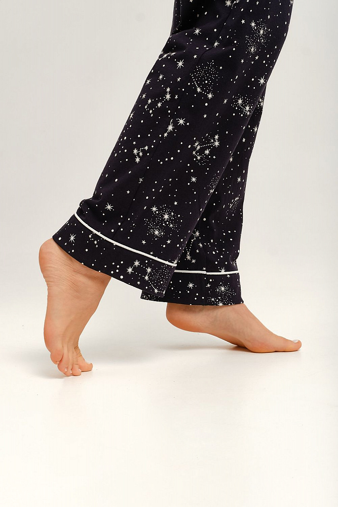 Прямые брюки из хлопка Slow beauty Созвездия_12583