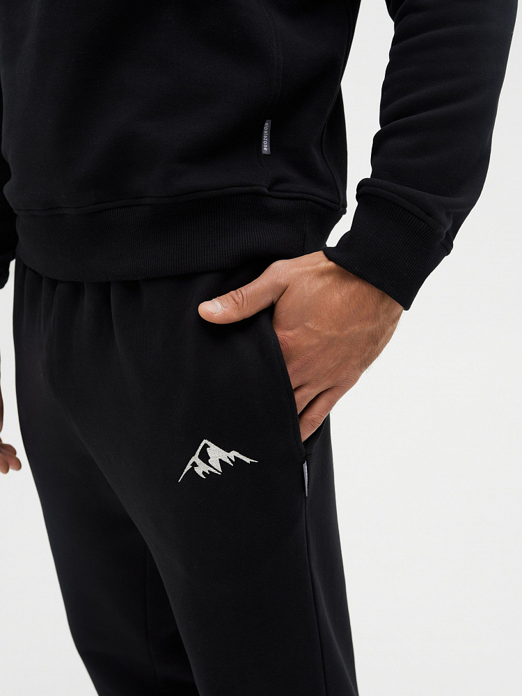 Брюки мужские из футера River Черный_11762