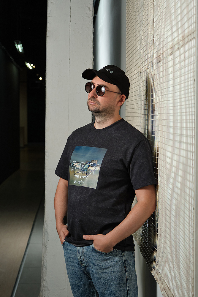 Футболка мужская с принтом Art moment Серый туман/ Sky_15259