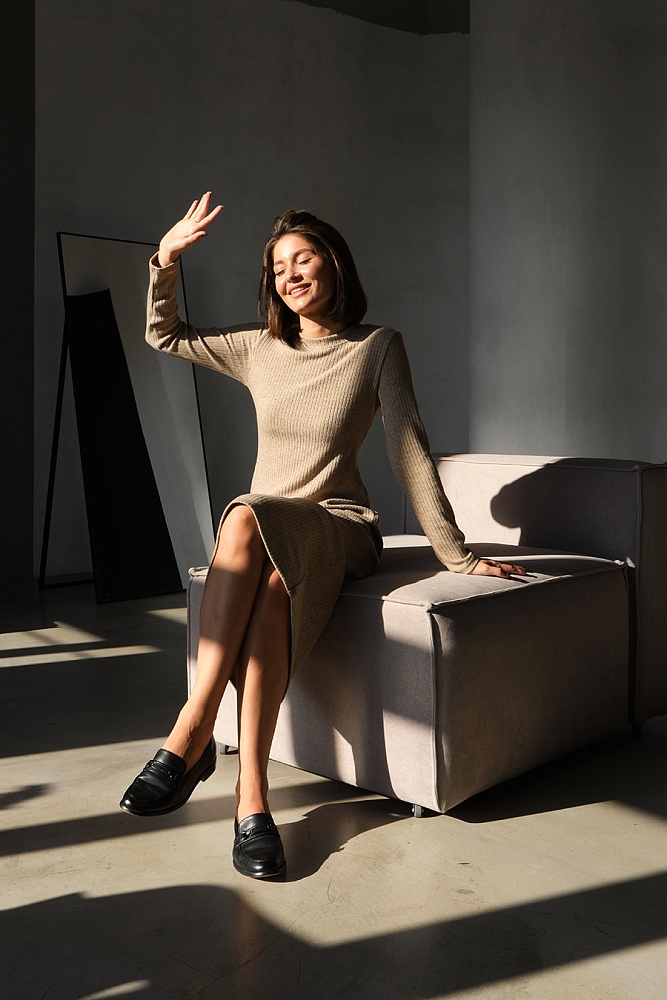 Платье Cozy Soft Мокка Мусс_17016